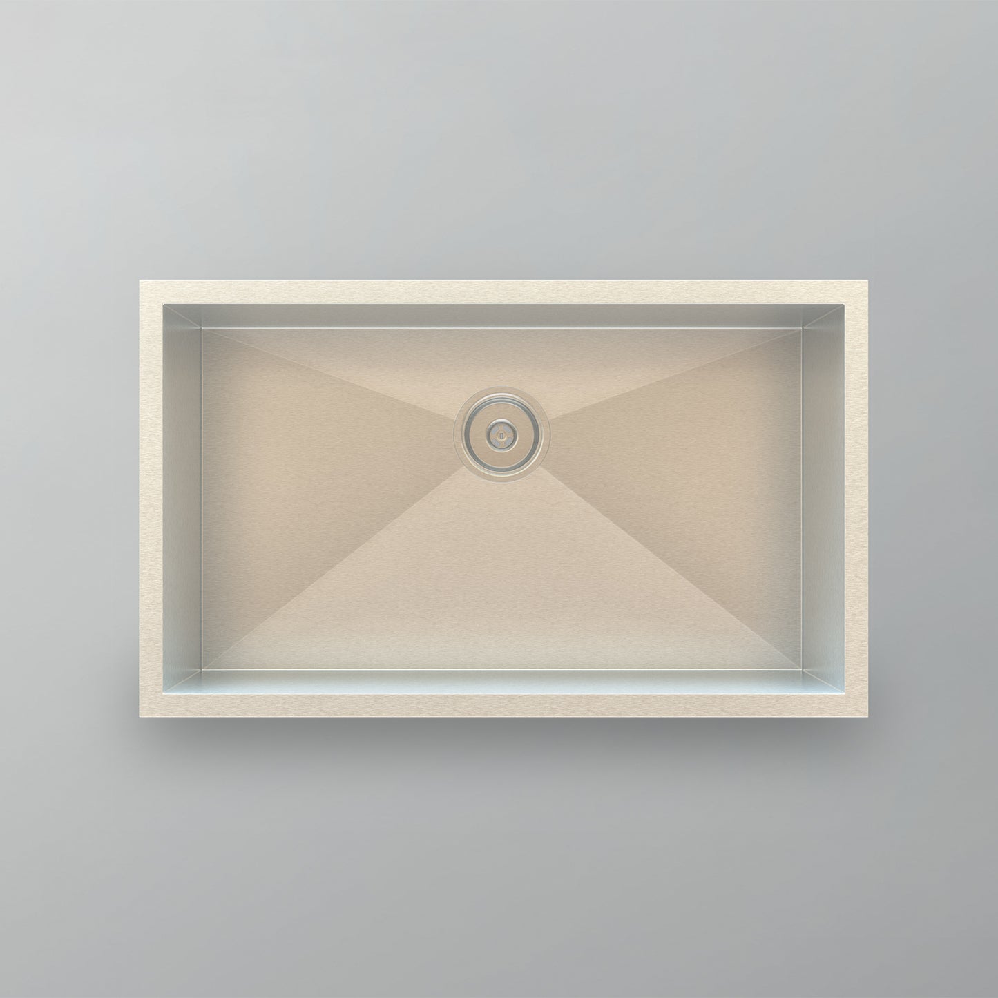 Acritec 21090 Stainless Steel Undermount Kitchen Sink – 30" x 18" x 10" – Brushed Satin