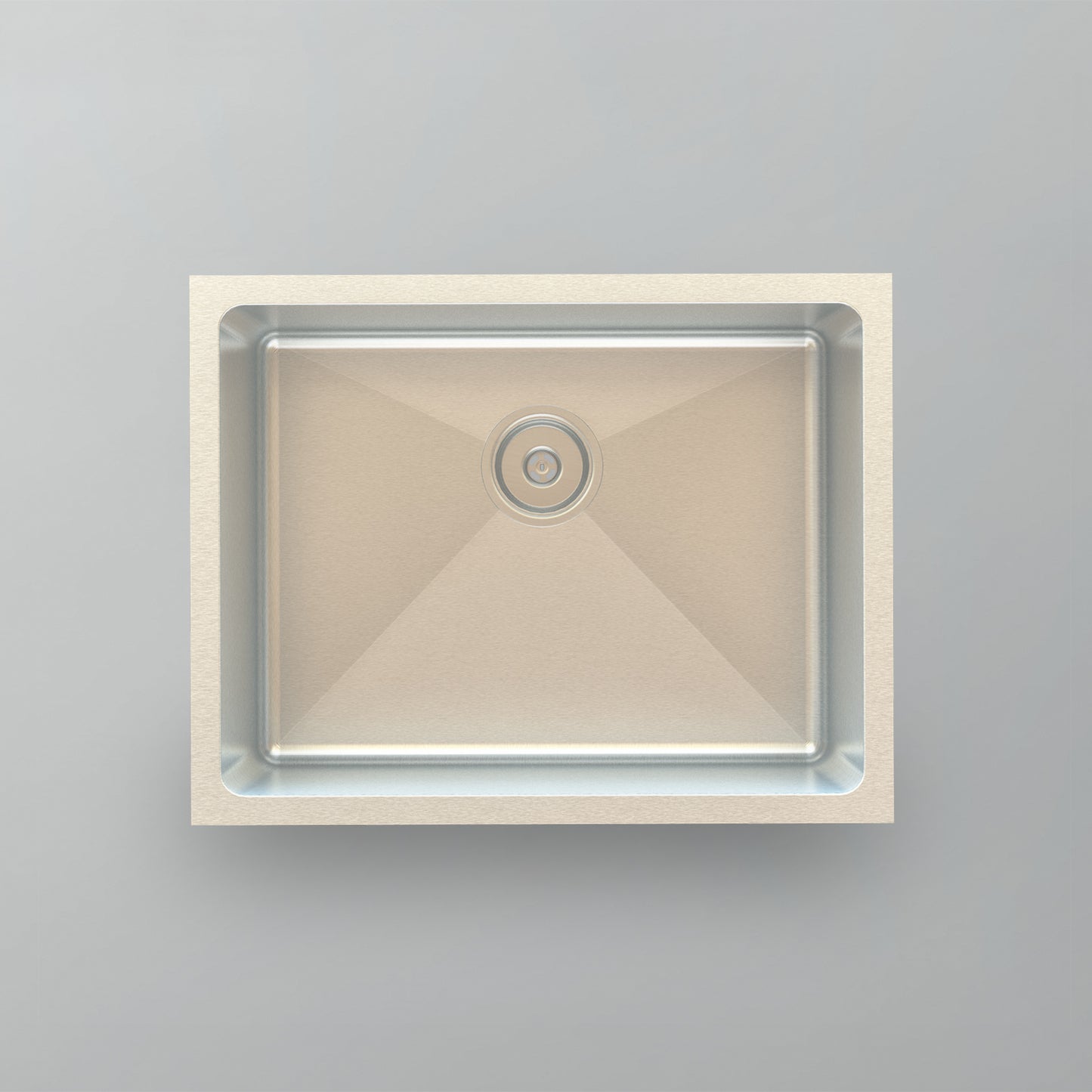Acritec 21165 Stainless Steel Undermount Kitchen Sink – 23" x 18" x 9" – Brushed Satin