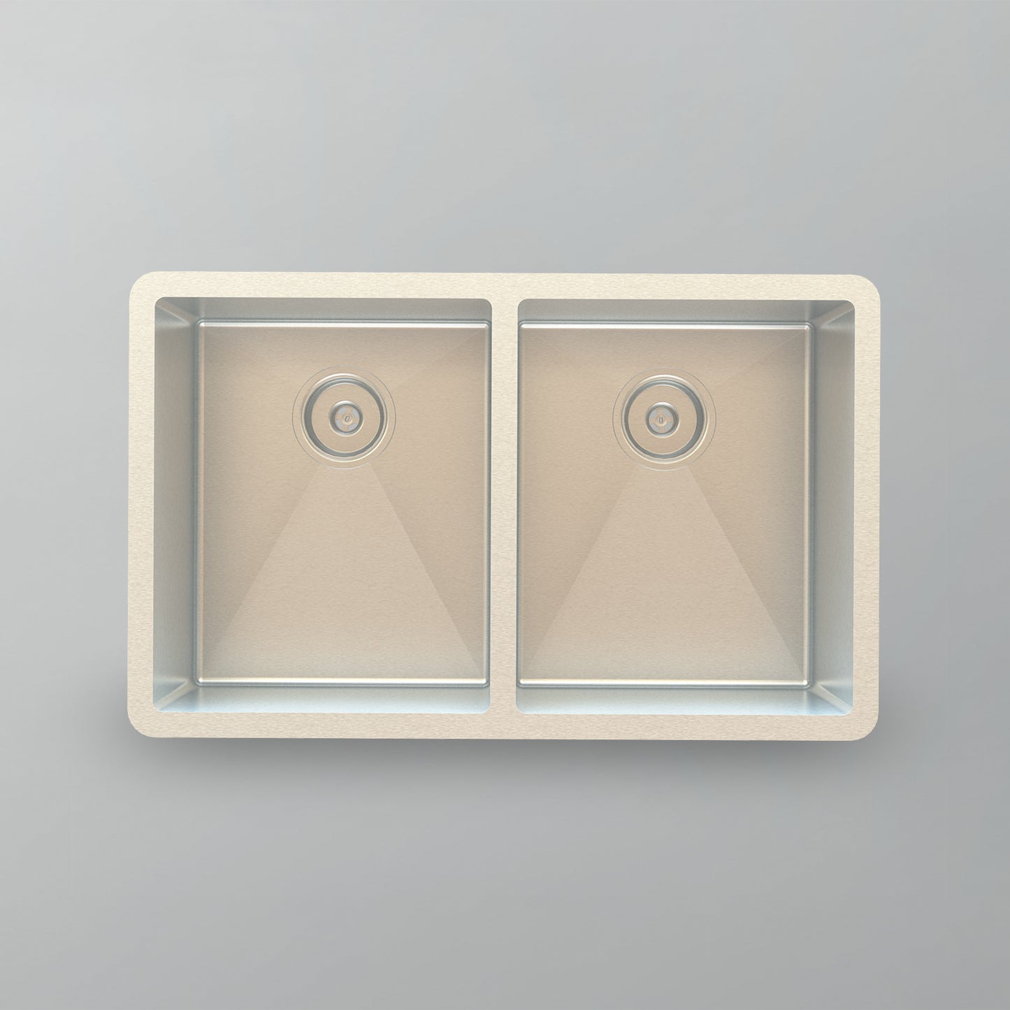 Acritec 25156 Stainless Steel Undermount Kitchen Sink – 29" x 18" x 10" – Brushed Satin