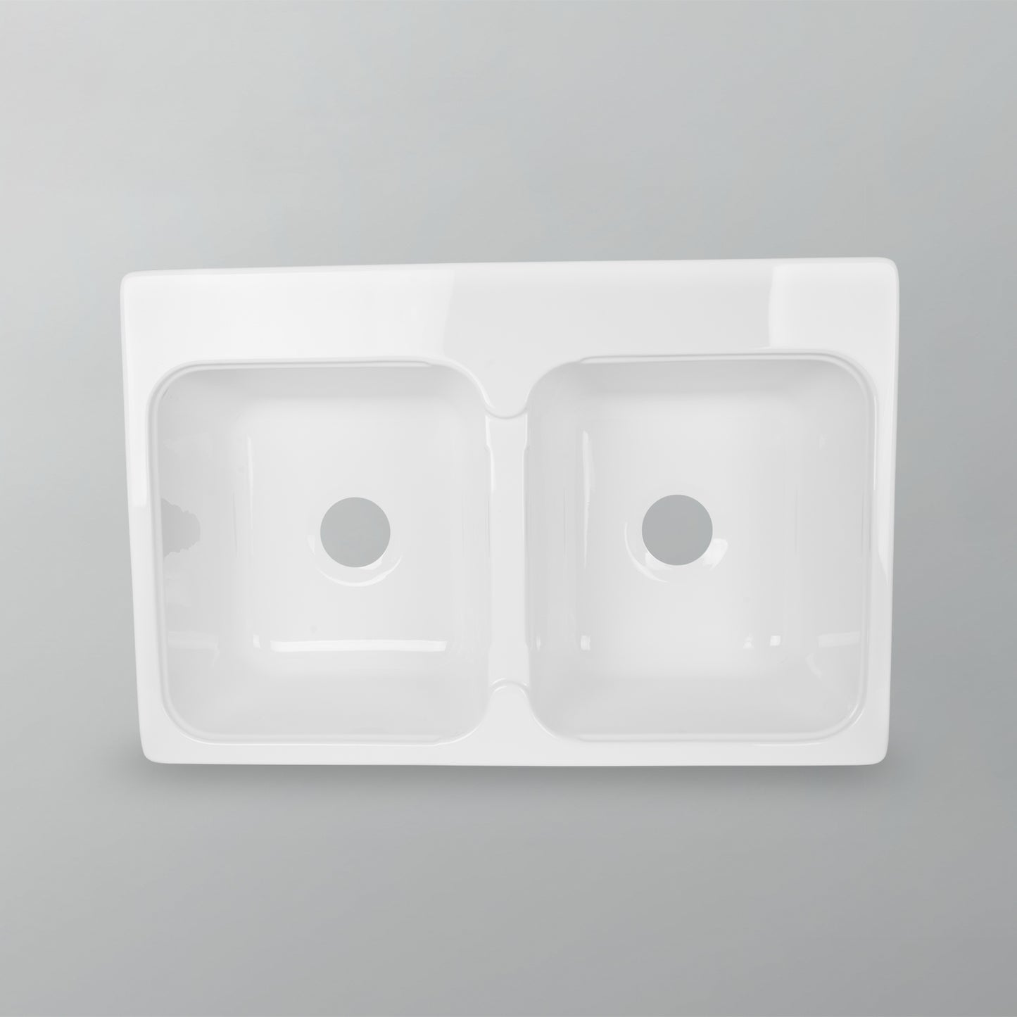 Acritec Dynasty 19041 Acrylic Drop-In Kitchen Sink – 32" x 21" x 8" – White