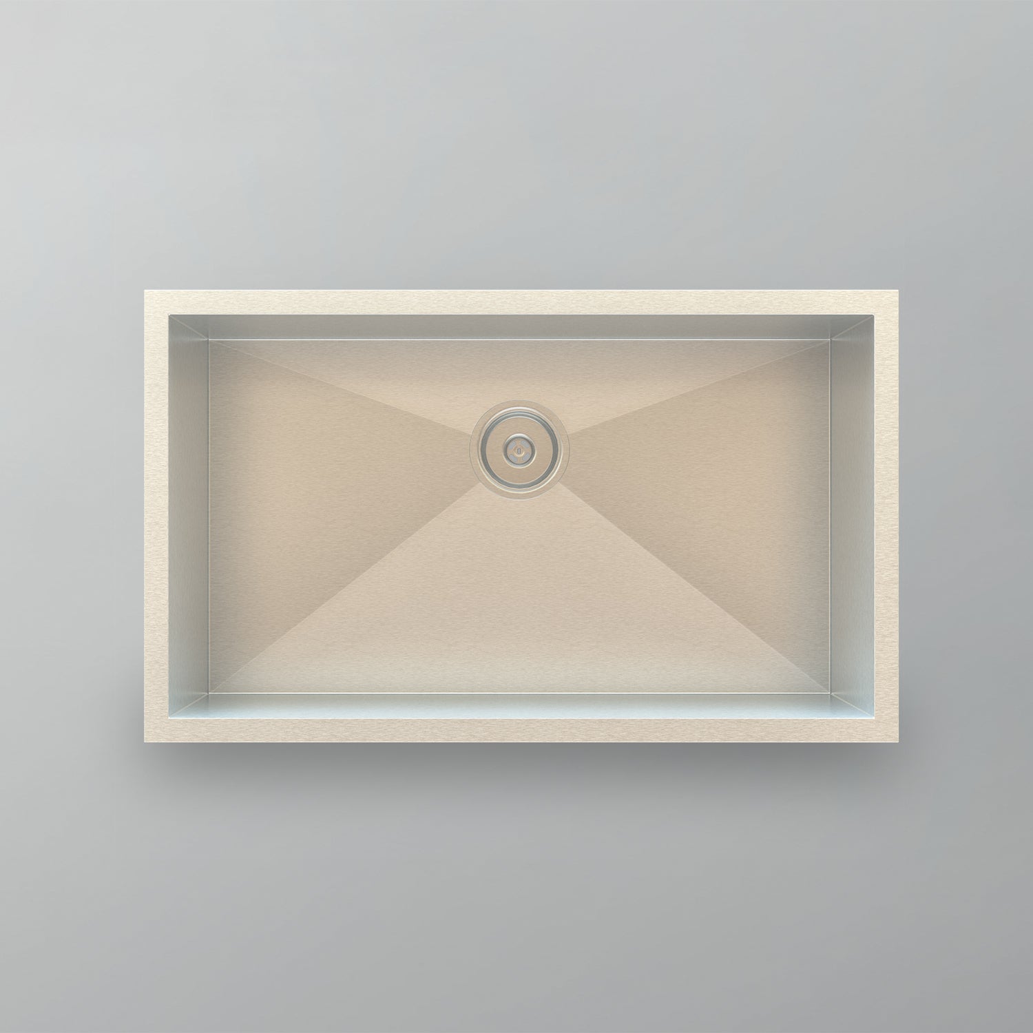 Acritec 21090 Stainless Steel Undermount Kitchen Sink – 30" x 18" x 10" – Brushed Satin