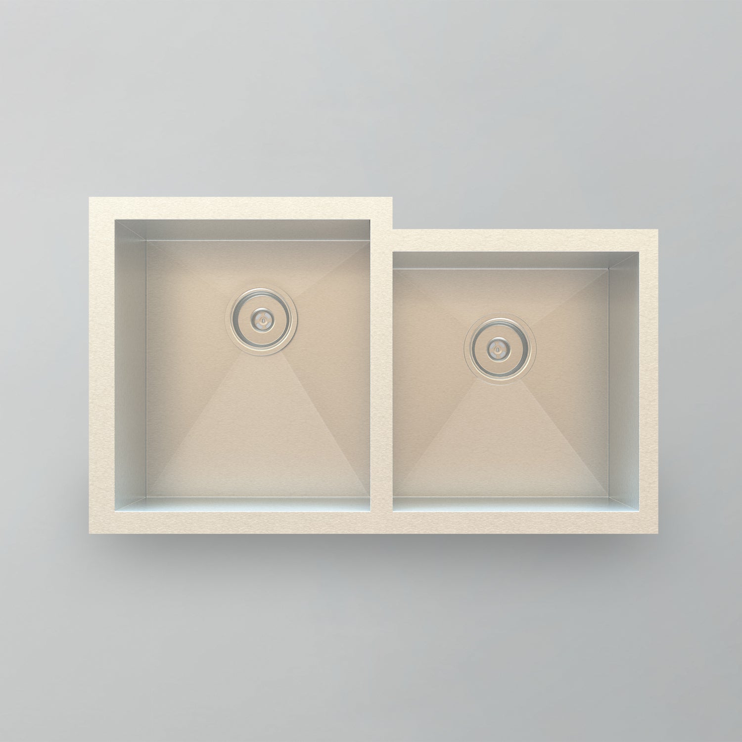 Acritec 21150 Stainless Steel Undermount Kitchen Sink – 31.25" x 20.5" x 10" – Brushed Satin