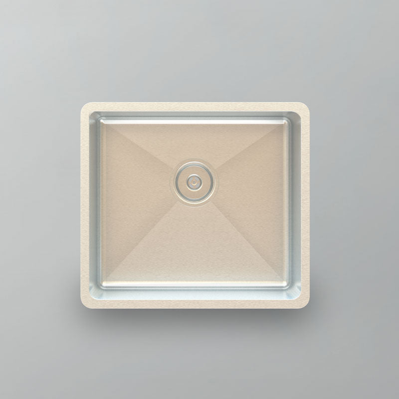 Acritec 21270 Stainless Steel Undermount Kitchen Sink – 19.25" x 17.33" x 7.75" – Brushed Satin