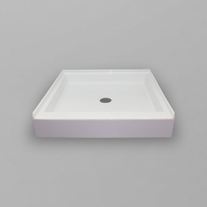 Acritec Regular Profile single threshold shower base 30" x 30"