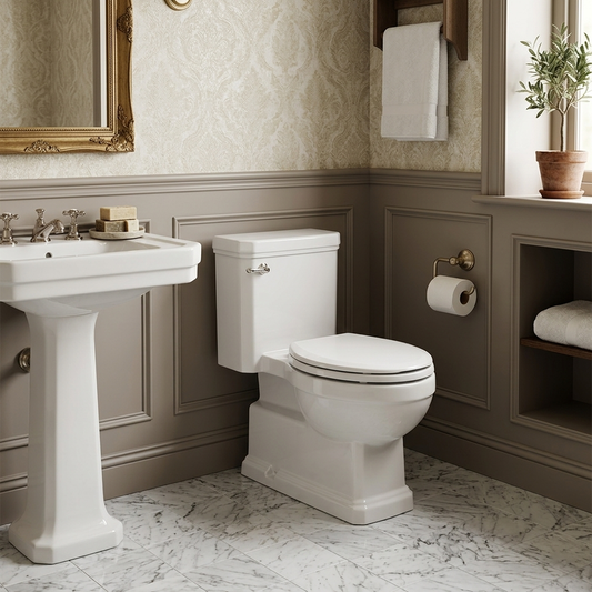 Acritec 31100 One-Piece Elongated Toilet 29 1/8" x 15 1/2" x 29 1/8" White