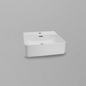 Acritec 36422 Ceramic Counter-Top Basin, Single-Hole Vessel Sink, White