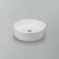 Acritec 36427 Ceramic Round Counter-Top Basin, White