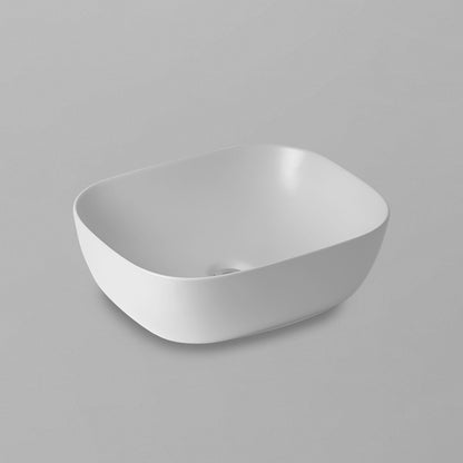 Acritec 36643 Series Ceramic Rectangular Counter-Top Basin, 19” × 15½”, White