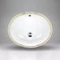 Acritec 36905 Oval Undermount Ceramic Basin, White