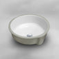 Acritec 36981C Round Undermount Ceramic Basin, White