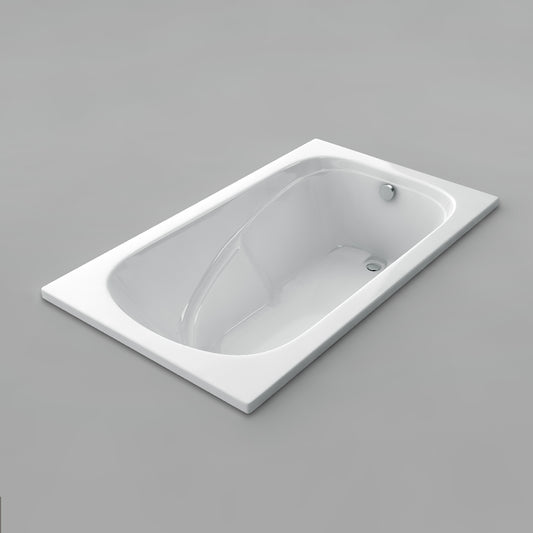 Acritec Denmark Drop-In Bathtub – 60” × 35⅞” – White