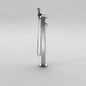 Acritec Imara Freestanding Bathtub Faucet 83061 in Chrome, Front View