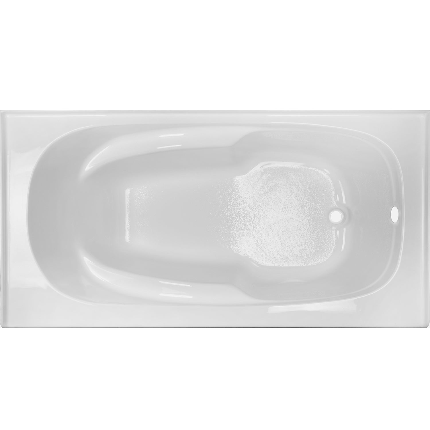 Acritec Lady Denmark Pure 6032 Alcove Bathtub – Top View