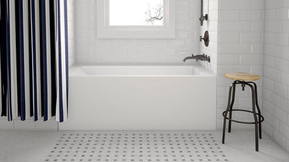 Acritec Simplicity Pure 6030 Alcove Bathtub – Front View