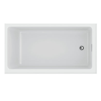 Acritec Simplicity Pure 6032 Alcove Bathtub – Top View