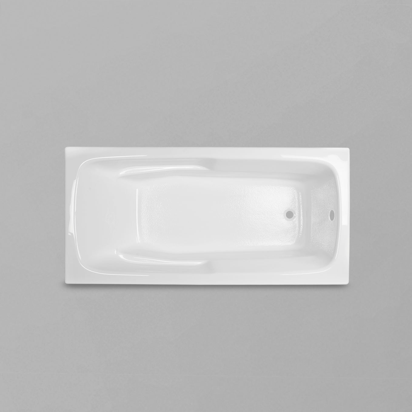 Acritec Aura Drop-In Bathtub – 65¾” × 31½” – White