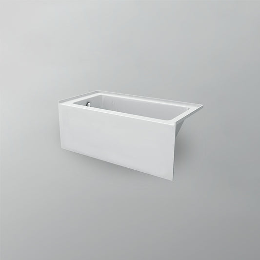 Acritec Clear 5430 Alcove Bathtub – Skirted White Acrylic