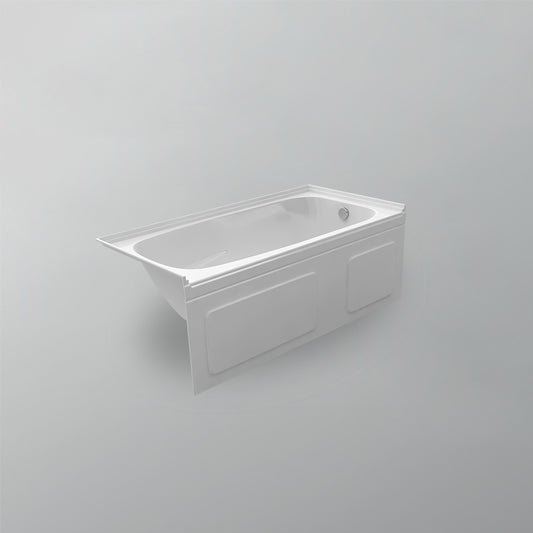 Acritec Elegance 6032 Alcove Bathtub – Skirted White Acrylic