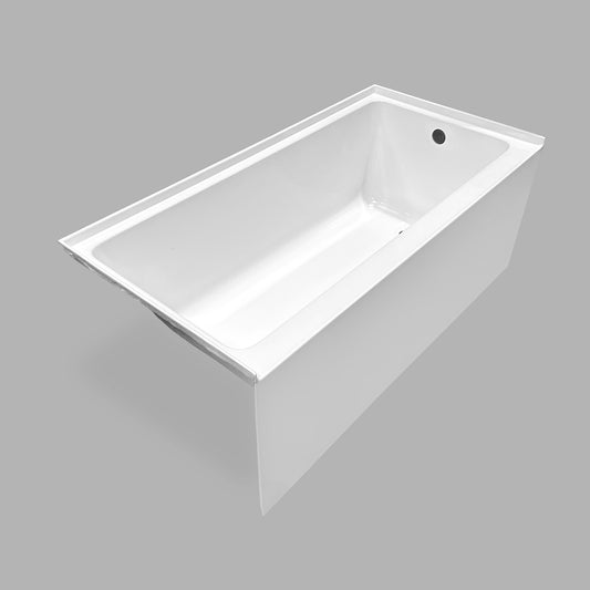 Acritec Generosa 6030 Alcove Bathtub – Deep Soaker White Acrylic