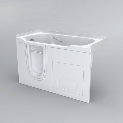 Acritec Independence 60" Walk-In Soaker Bathtub – 59 ¾” x 26″ x 37 3⁄4″

Features
