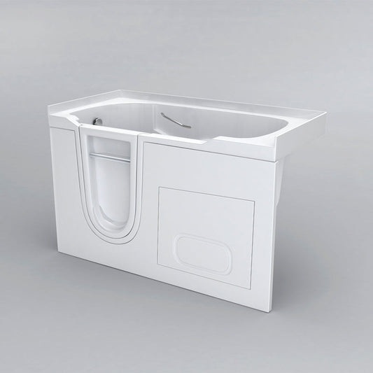 Acritec Independence 60" Walk-In Soaker Bathtub – 59 ¾” x 26″ x 37 3⁄4″

Features