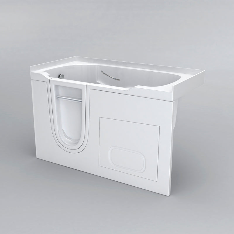 Acritec Independence 54" Walk-In Soaker Bathtub – 53¾” x 26” x 37¾”