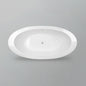 Acritec JF180A Oval Drop-In Bathtub – 72” × 34⅝” – White