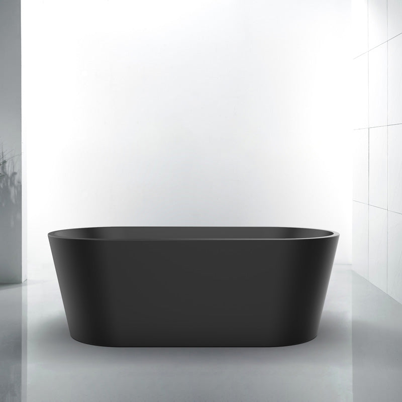 Acritec Monaco 59" Freestanding Bathtub – Matte Black