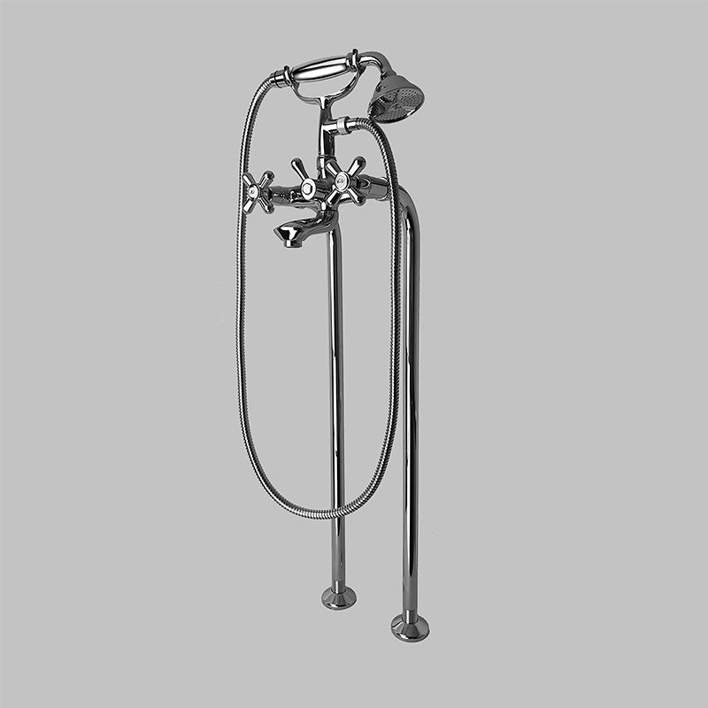 Acritec Monarch Freestanding Bathtub Faucet in Chrome