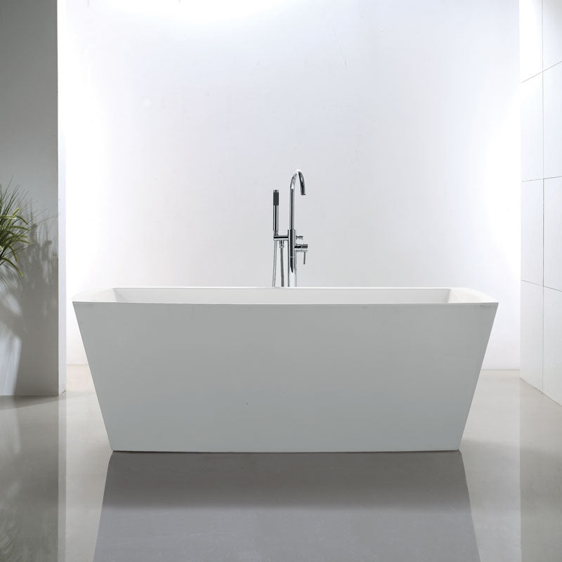 Acritec Renoir Freestanding Bathtub – Side View – White