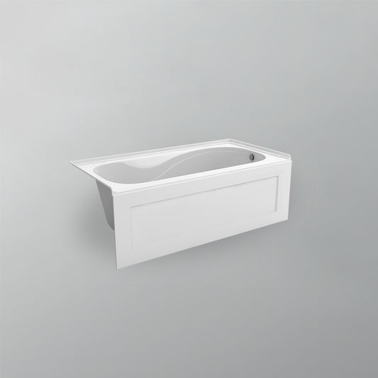 Acritec Robson 6030 Alcove Bathtub – Skirted White Acrylic