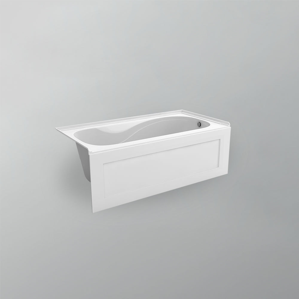 Acritec Robson 6032 Alcove Bathtub – Skirted White Acrylic