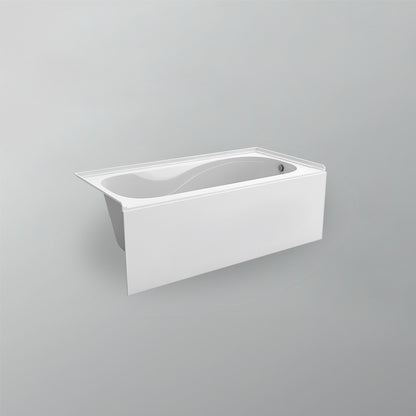 Acritec Robson Pure 6032 Alcove Bathtub – Plain Skirt White Acrylic
