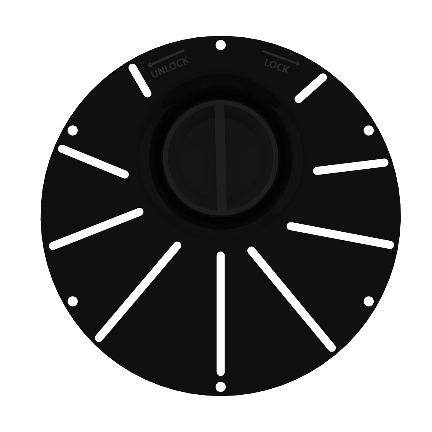 Acritec Roughin EZ Floor Drain Kit Top View