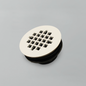 Acritec shower drain in white finish