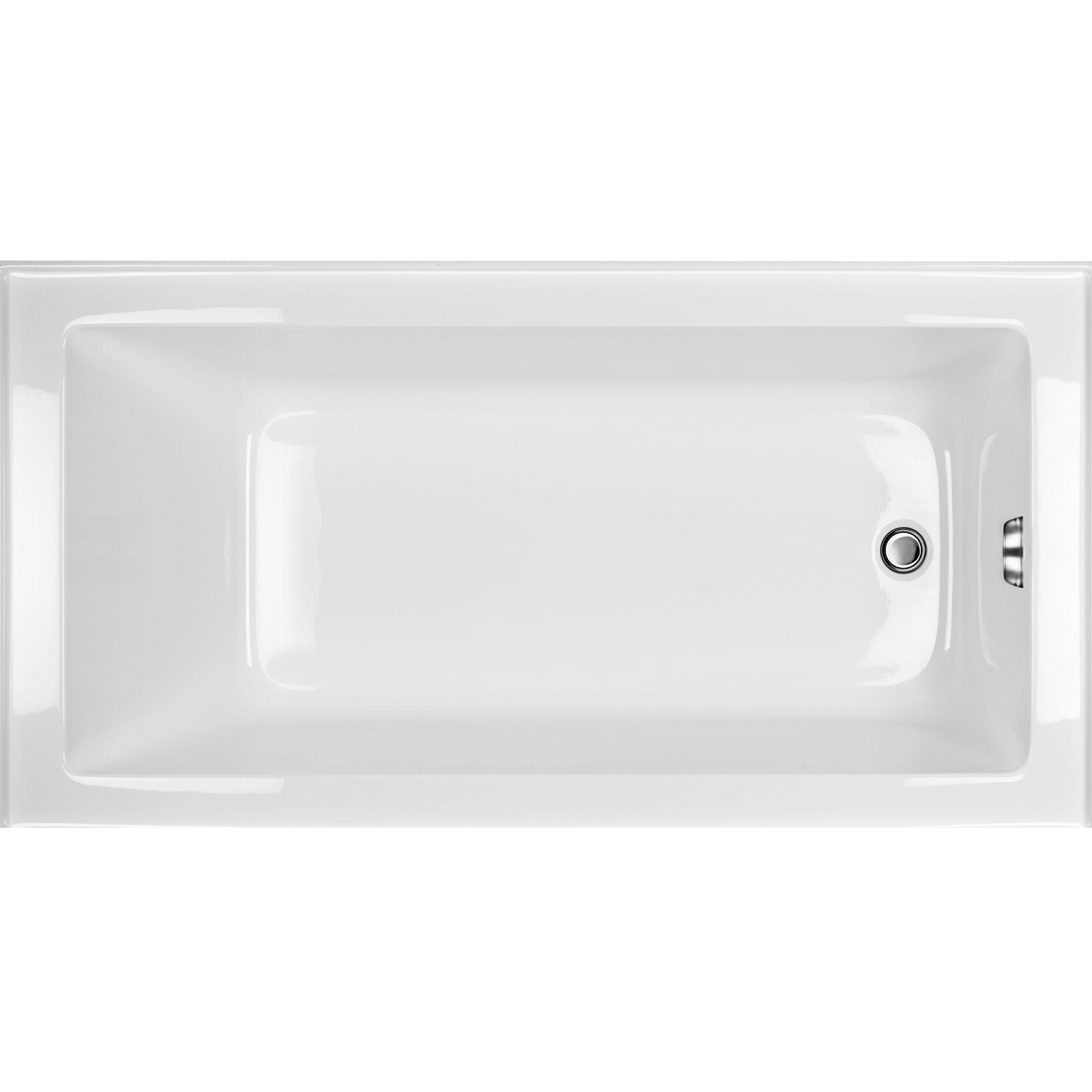 Acritec Clear 6632 Alcove Bathtub – Top View