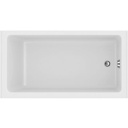 Acritec Simplicity Wood Panel 6032 Alcove Bathtub – Top View
