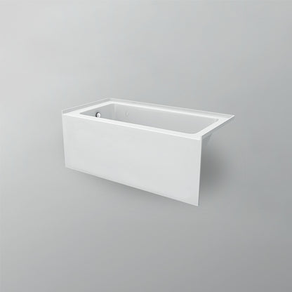 Acritec Simplicity Pure 6032 Alcove Bathtub – Plain Skirt White Acrylic