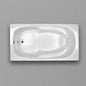 Acritec Stanley Drop-In Bathtub – Top View – 60” × 32” – White