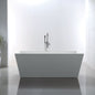 Acritec Tours 66¾" Freestanding Acrylic Soaker Bathtub – White