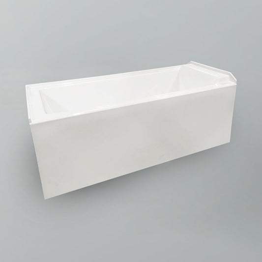 Acritec Victory 6028 Alcove Bathtub – Narrow 28 in. Skirted White Acrylic