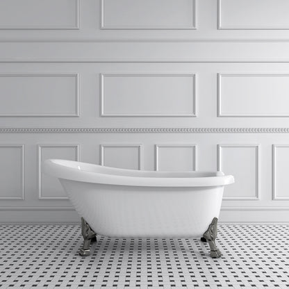 Acritec Victorian 67 43201 – Brushed nickel leg finish lifestyle view