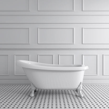 Acritec Victorian 61 43191 – White leg finish lifestyle view