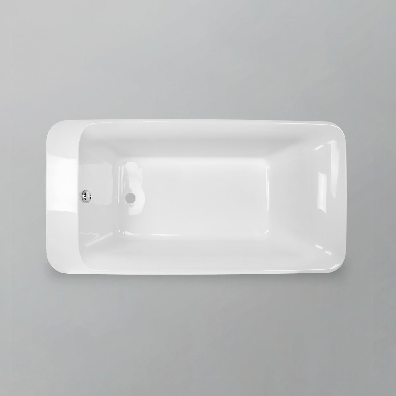 Acritec William Drop-In Bathtub – 71” × 35” – White