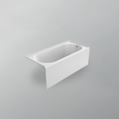Acritec Woodward 6027 Alcove Bathtub – Narrow 27 in. Skirted White Acrylic